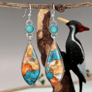 Brinco Abstrato Estilo Vintage