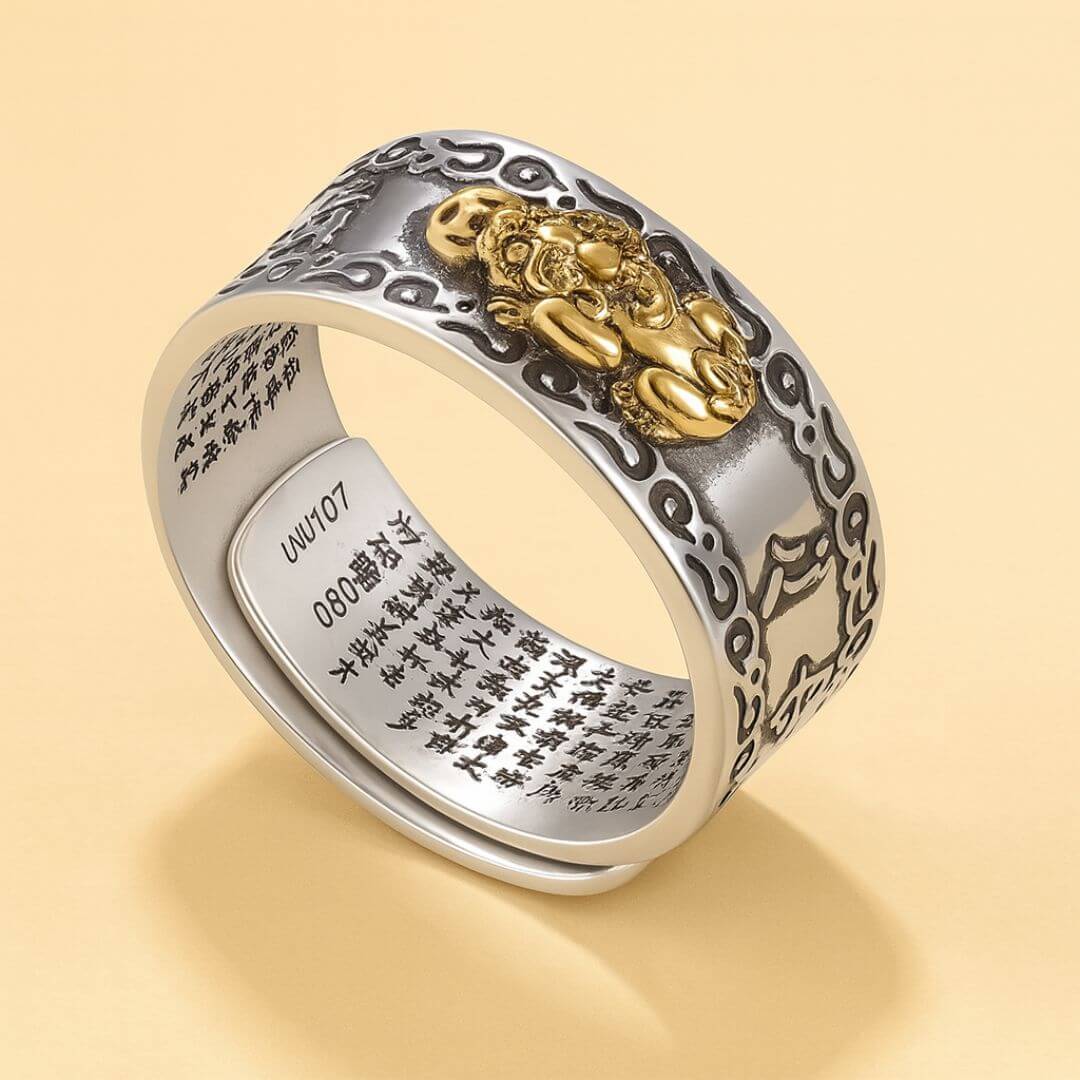 Anel do Sucesso e Prosperidade Feng Shui - Pixiu