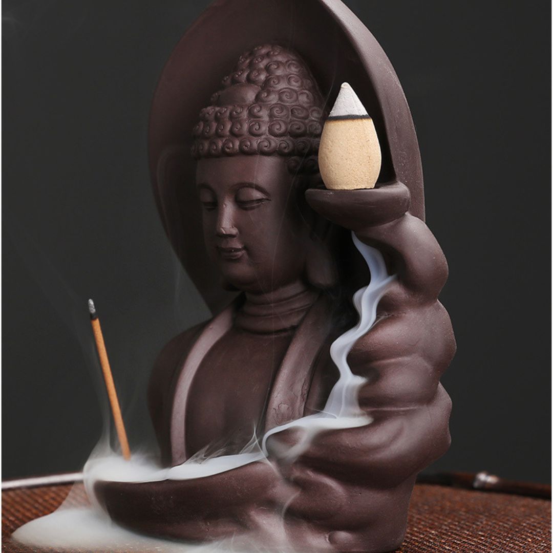 Incensário Cascata Buda