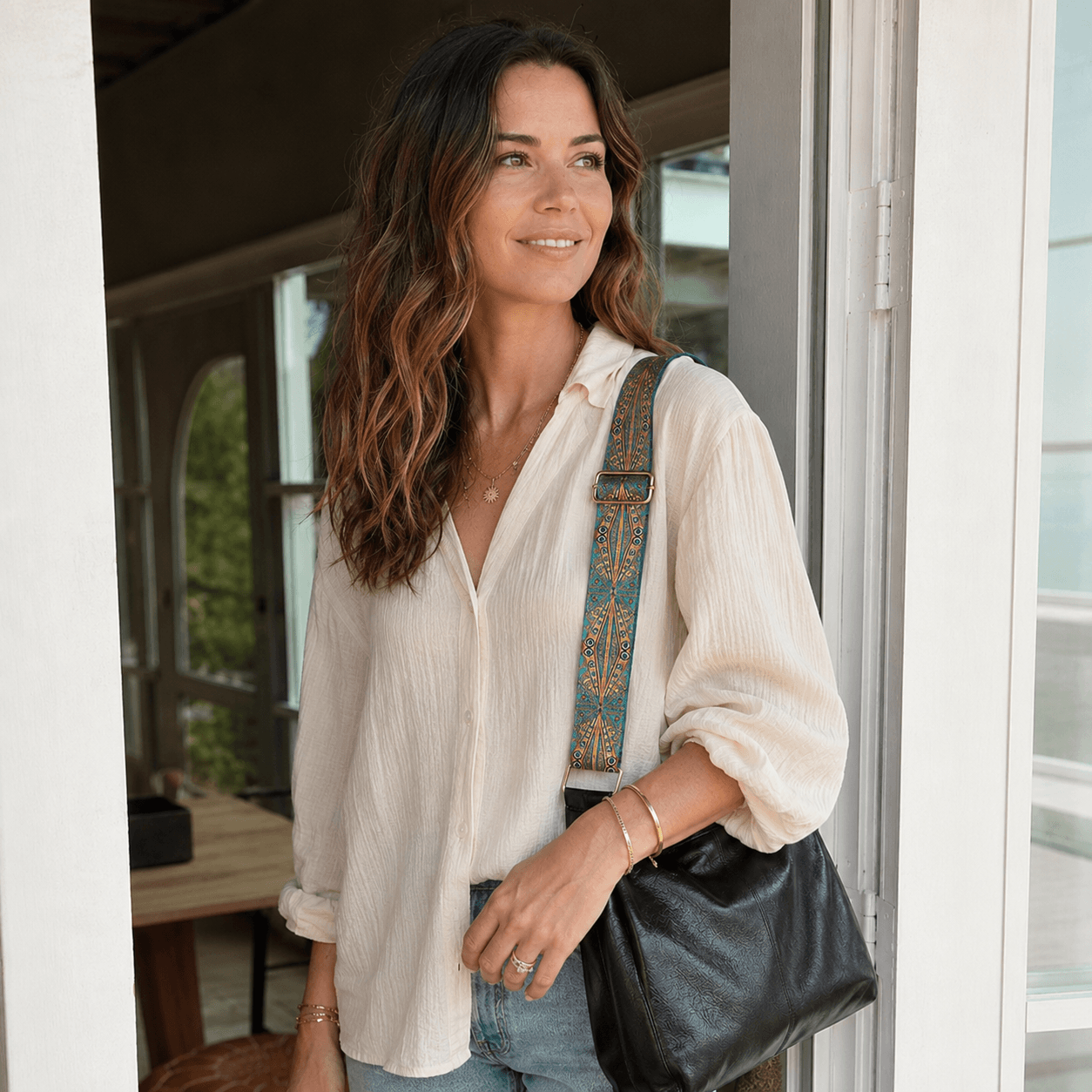 Bolsa Feminina de Couro Elegância Retrô