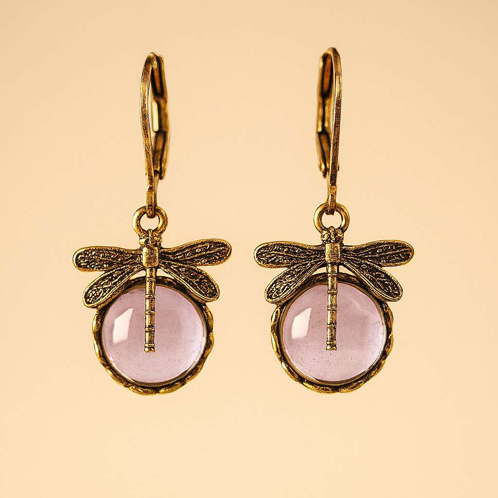 Brincos Boho Vintage Libélula