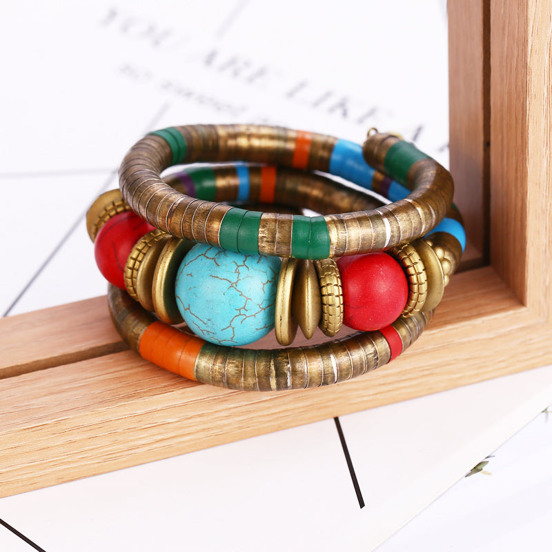 Bracelete Boho Círculo Místico