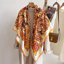 Lenço de Seda Moda Boho Feminina