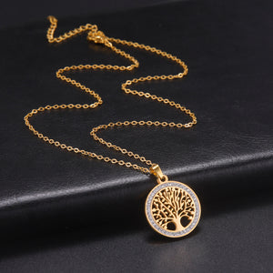 Colar Árvore da Vida, Joia de Aço Inoxidável, Harmonia Natural, Símbolo de Equilíbrio, Acessório Dourado e Prateado, Colar de 50 cm, Conexão com a Vida, Beleza Duradoura, Elegância em Aço, Estilo Árvore da Vida, Joia Significativa, Celebre o Crescimento, Peça Única de Aço, Energia Positiva, Acessório Versátil, Presente com Significado, Design Exclusivo, Brilho Duradouro, Inspiração Natural, Elegância em Cada Detalhe.