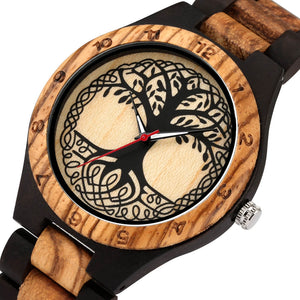 Relógio de Madeira, Árvore da Vida, Relógio Sustentável, Design Ecológico, Relógio Artesanal, Moda Sustentável, Acessório Elegante, Simbolismo Natural, Pulseira de Madeira, Relógio Quartzo, Presente Sustentável, Estilo Consciente, Moda Artesanal, Relógio Exclusivo, Arte em Madeira, Eco-Friendly Fashion, Árvore da Vida Simbolismo, Relógio de Pulso de Madeira, Relógio Único, EcoFashion Acessório