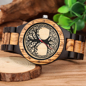 Relógio de Madeira, Árvore da Vida, Relógio Sustentável, Design Ecológico, Relógio Artesanal, Moda Sustentável, Acessório Elegante, Simbolismo Natural, Pulseira de Madeira, Relógio Quartzo, Presente Sustentável, Estilo Consciente, Moda Artesanal, Relógio Exclusivo, Arte em Madeira, Eco-Friendly Fashion, Árvore da Vida Simbolismo, Relógio de Pulso de Madeira, Relógio Único, EcoFashion Acessório