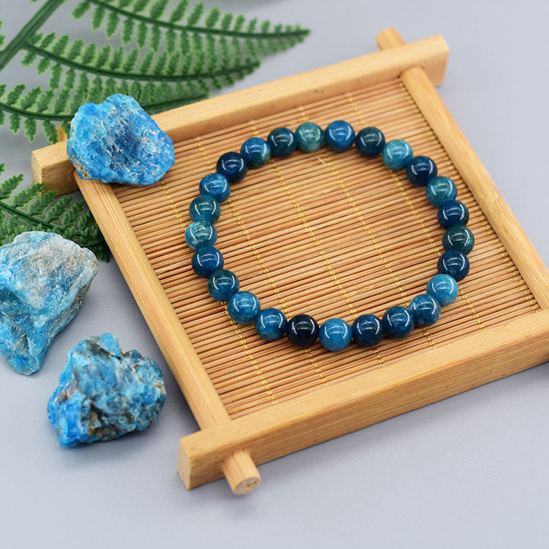 Pulseira Apatita Azul - Intuição e Comunicação