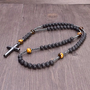 Terço de Pedras Naturais, Terço Igreja Católica, Rosário de Maria, terço de são miguel arcanjo, terço da divina providencia, Rosário, Mookaite, Envio Rápido, Parcelamento em até 12x, Entrega Grátis.