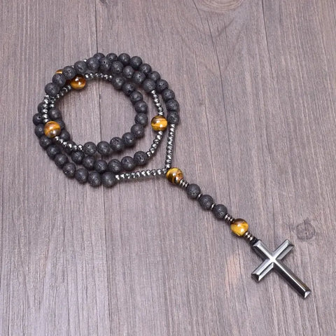 Terço de Pedras Naturais, Terço Igreja Católica, Rosário de Maria, terço de são miguel arcanjo, terço da divina providencia, Rosário, Mookaite, Envio Rápido, Parcelamento em até 12x, Entrega Grátis.