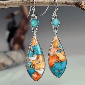 Brinco Abstrato Estilo Vintage