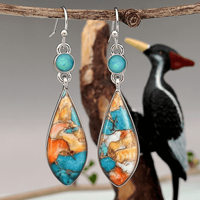 Brinco Abstrato Estilo Vintage