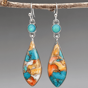 Brinco Abstrato Estilo Vintage