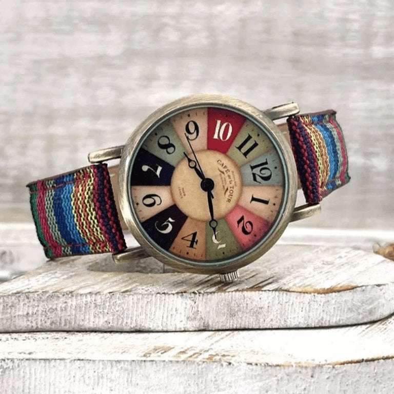 Relógio Boho Vintage