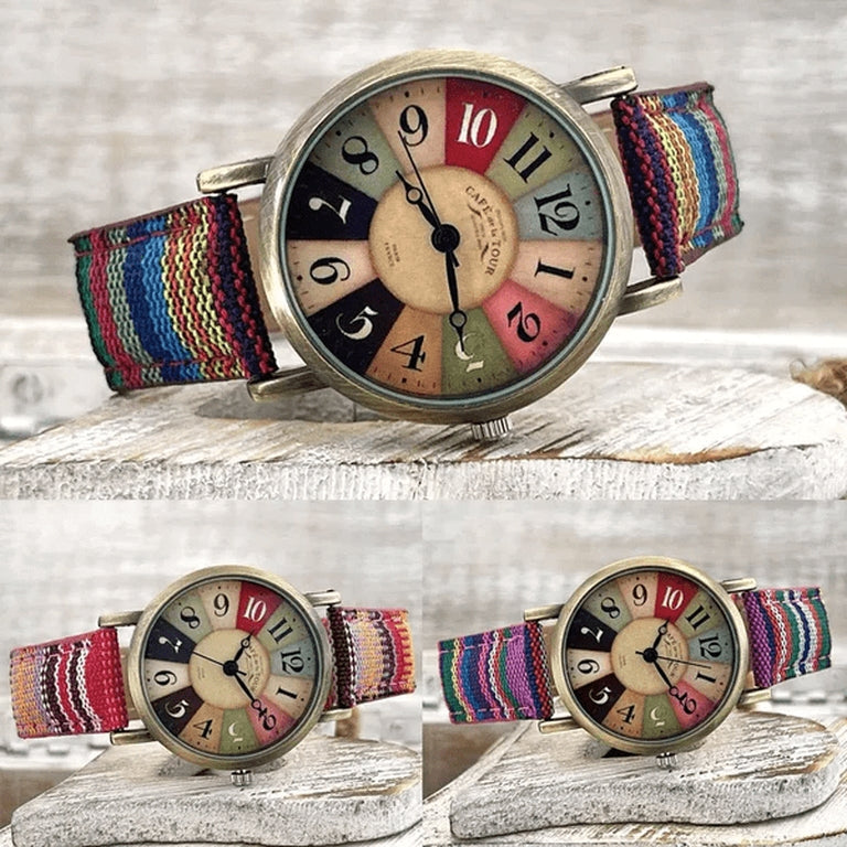Relógio Boho Vintage