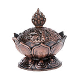 Incensário Flor de Lótus, Sândalo Aromático, Beleza Espiritual, Decoração Zen, Significado da Flor de Lótus, Aromaterapia Elegante, Incensário em Liga de Zinco, Meditação Tranquilizadora, Presente Espiritual, Estética e Significado, Decoração Espiritual, Incenso Relaxante, Flor de Lótus em Três Cores, Ambiente Sereno, Práticas de Bem-Estar, Incenso Aromático, Elegância Decorativa, Renascimento Espiritual, Aura Tranquilizadora, Design Único.