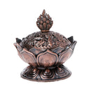 Incensário Flor de Lótus, Sândalo Aromático, Beleza Espiritual, Decoração Zen, Significado da Flor de Lótus, Aromaterapia Elegante, Incensário em Liga de Zinco, Meditação Tranquilizadora, Presente Espiritual, Estética e Significado, Decoração Espiritual, Incenso Relaxante, Flor de Lótus em Três Cores, Ambiente Sereno, Práticas de Bem-Estar, Incenso Aromático, Elegância Decorativa, Renascimento Espiritual, Aura Tranquilizadora, Design Único.