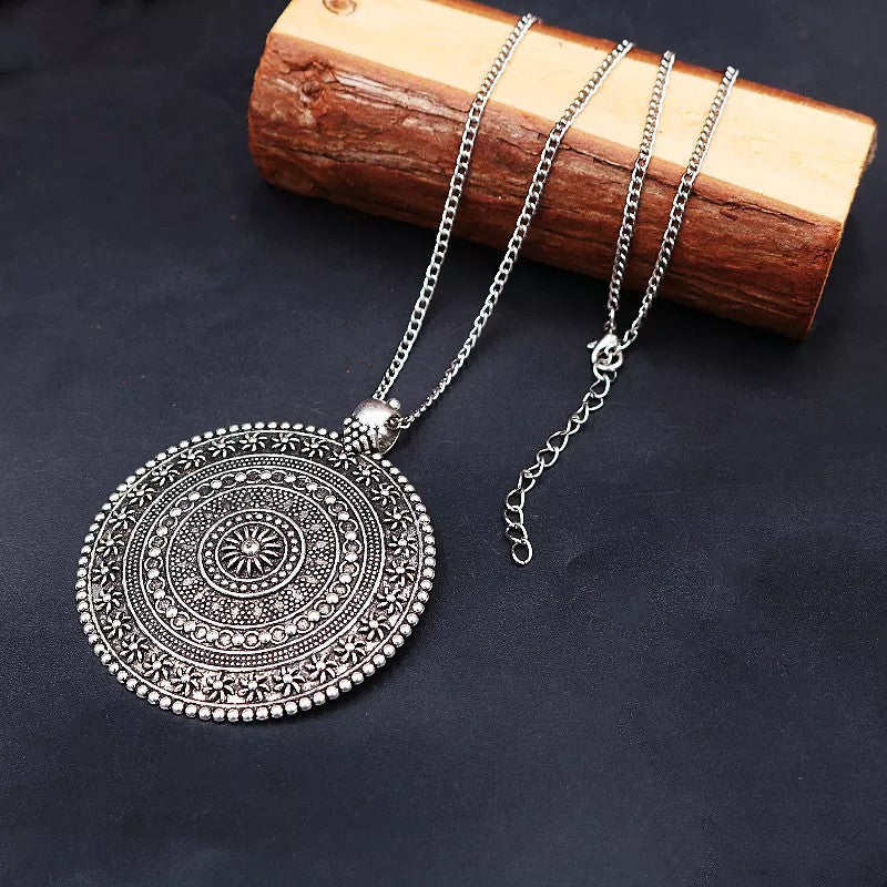 Colar Feminino Mandala Símbolo do Equilíbrio
