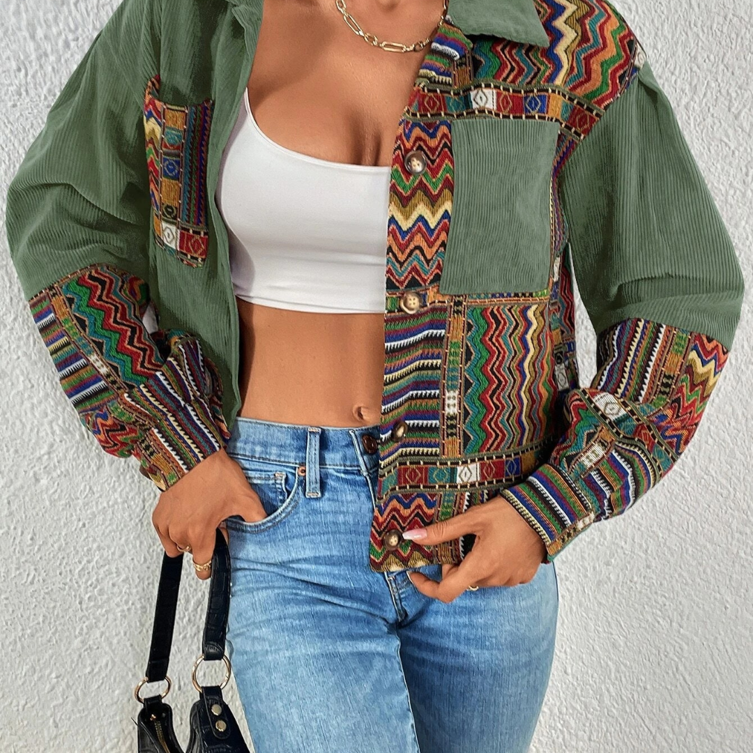 Jaqueta Boho Geometry