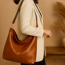 Bolsa Feminina de Couro Elegância Retrô