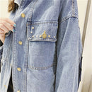 Jaqueta Jeans Bordada Boho Autentic