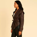 Jaqueta Feminina Vintage Brown