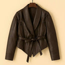 Jaqueta Feminina Vintage Brown