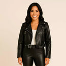 Jaqueta Feminina de Couro Black Charm