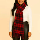 Cachecol Xadrez Boho