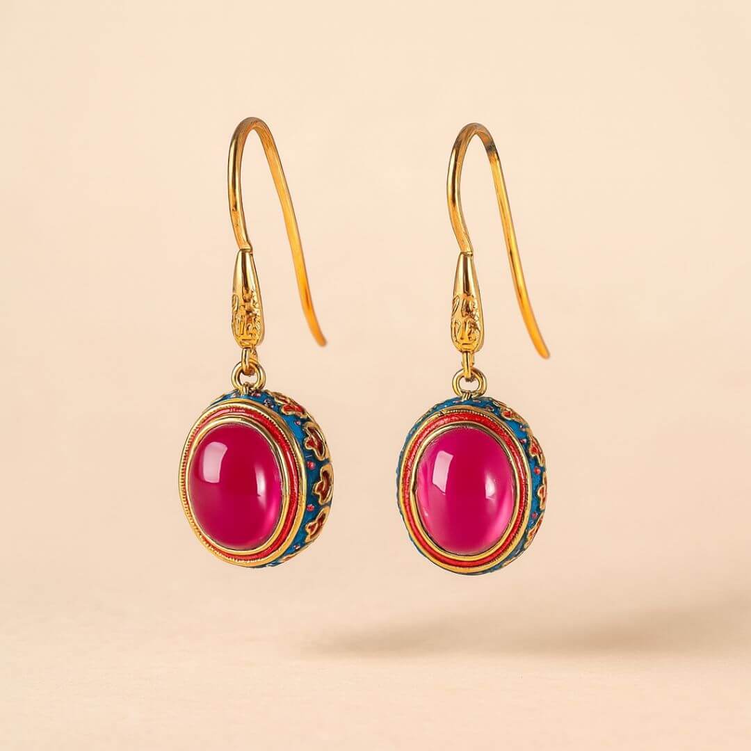 Brinco de Cornalina - Chakra Sacral