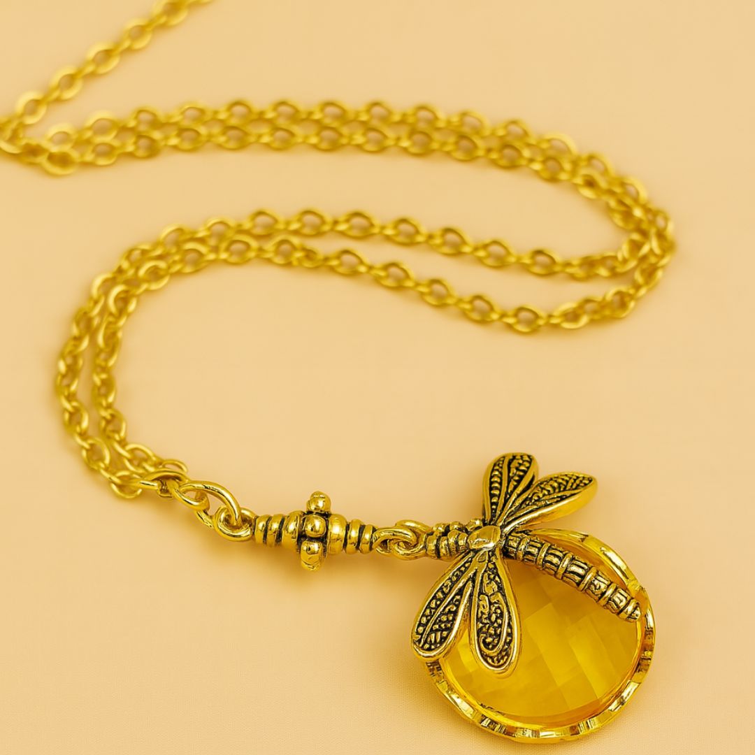 Colar Boho Vintage Libélula