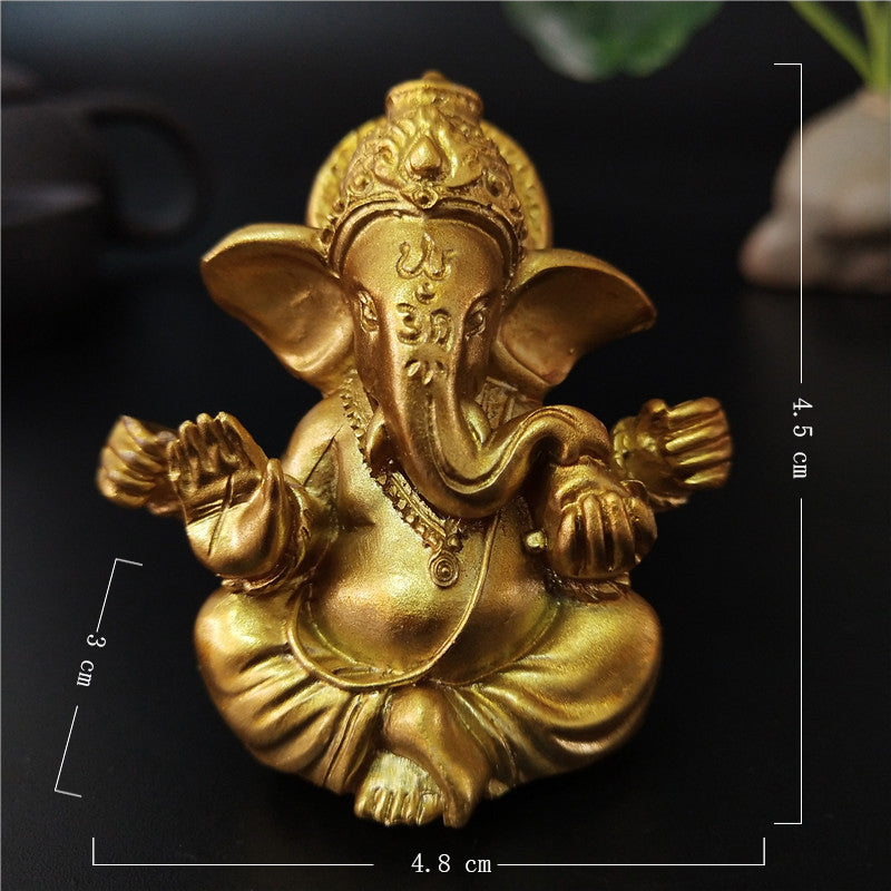 Estátua de Decoração Elefante Ganesha - Atrai Prosperidade