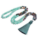 Japamala de 108 Contas + Pulseira das Pedras Naturais Aventurina e Jaspe Verde. Promove a Cura Física, Psicológica e Espiritual