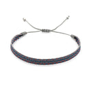 Conjunto de Pulseiras Budista + Bracelete em Prata Tibetana