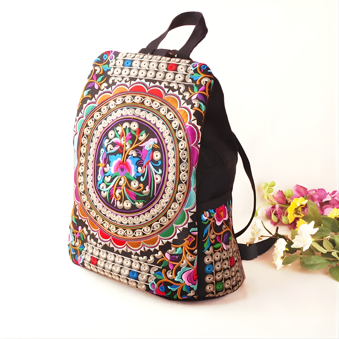 Mochila Feminina Mandala Mística Boho Chic