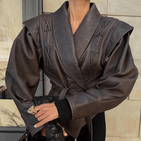 Jaqueta Feminina Vintage Brown