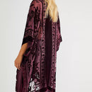 Kimono Feminino Boho Veludo