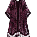 Kimono Feminino Boho Veludo