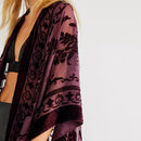 Kimono Feminino Boho Veludo