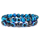 Kit 2 Pulseiras de Olho Grego - Afasta Mau Olhado
