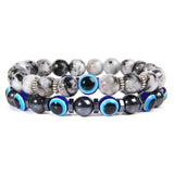 Kit 2 Pulseiras de Olho Grego - Afasta Mau Olhado