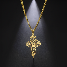 Colar Flor de Lótus - Simbolo de Pureza e Renovação