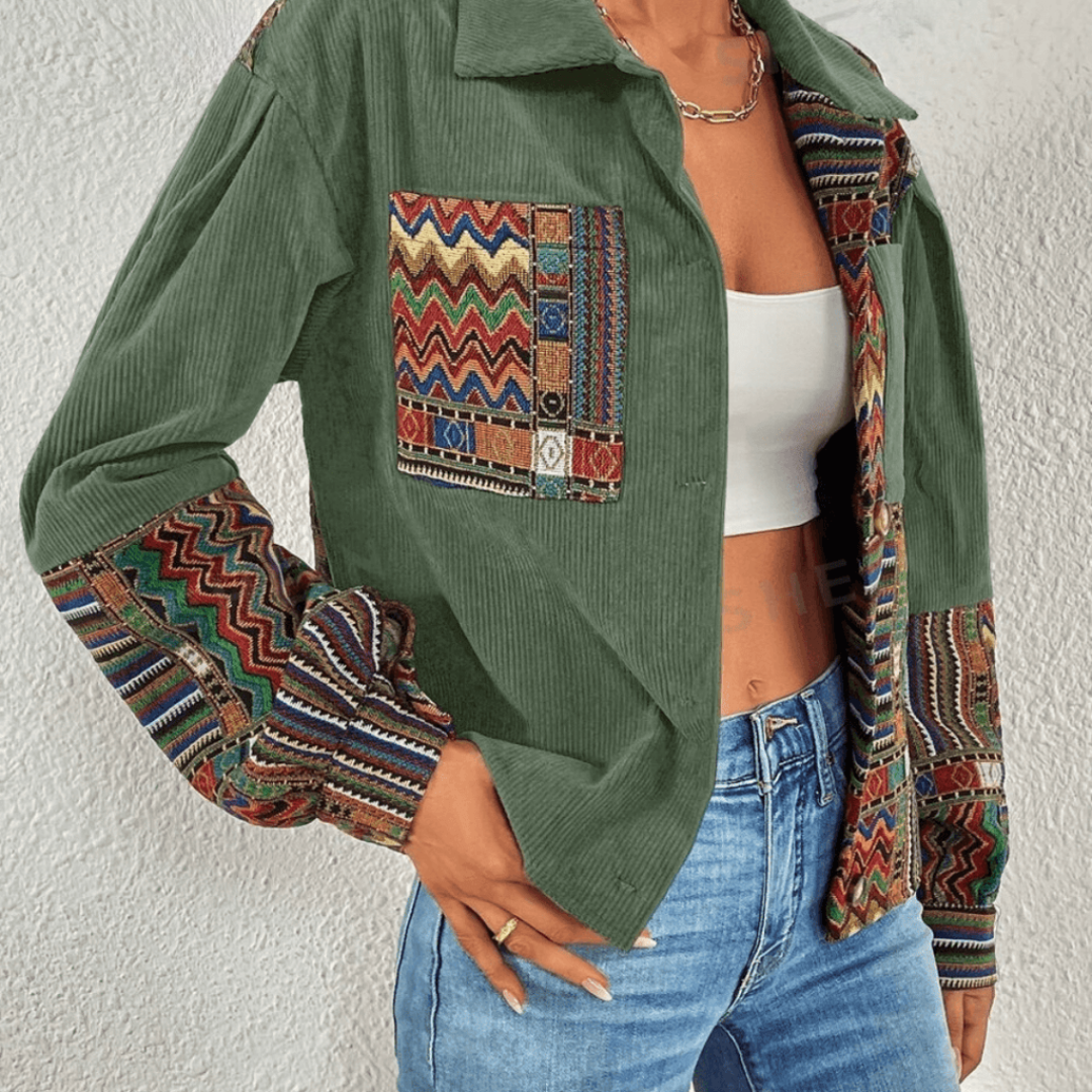 Jaqueta Boho Geometry