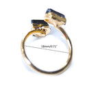 Anel Feminino Turmalina Negra Proteção Energética