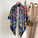 Lenço de Seda Moda Boho Feminina