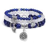 Trio de Pulseiras Feminina Elo de Lótus