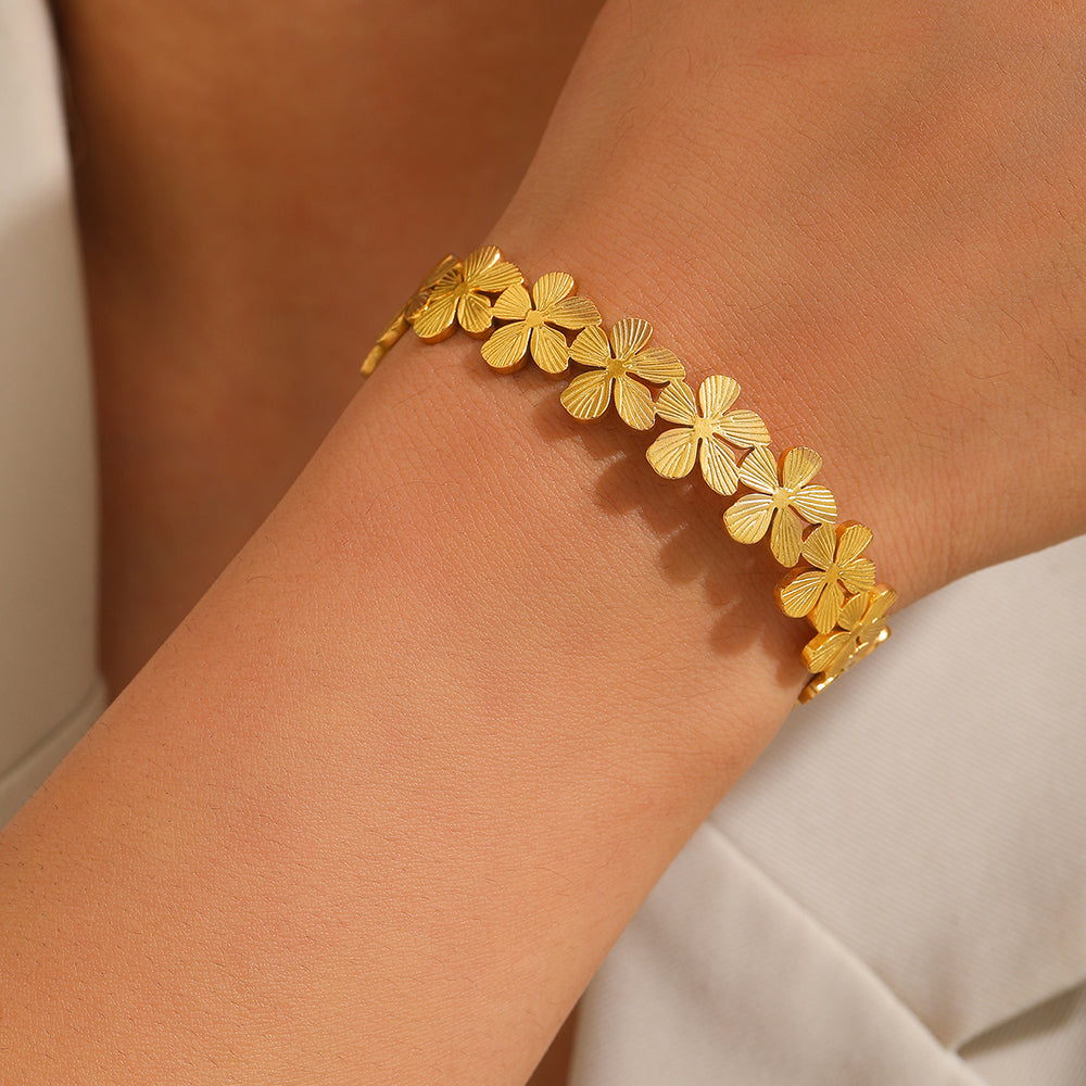 Bracelete Floral Vintage