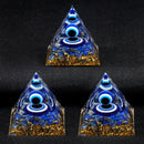 Pirâmide Orgonite Olho Grego Afasta Energias Negativas