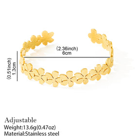 Bracelete Floral Vintage