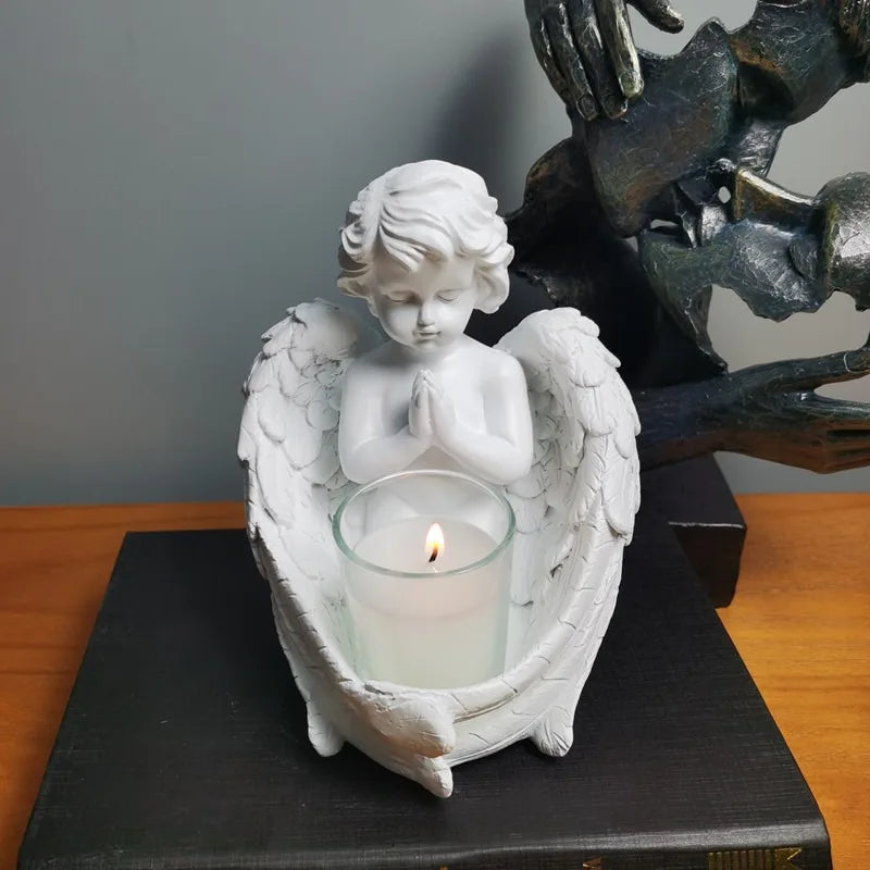 Decoração Anjo da Guarda em Oração