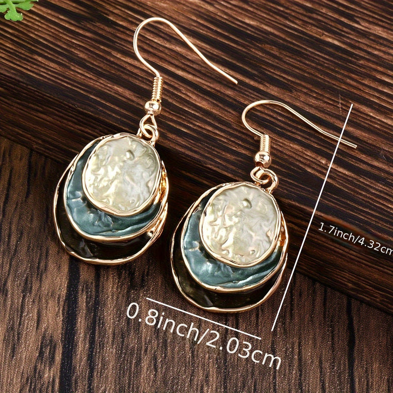 Conjunto Feminino Colar e Brinco Tons do Oceano